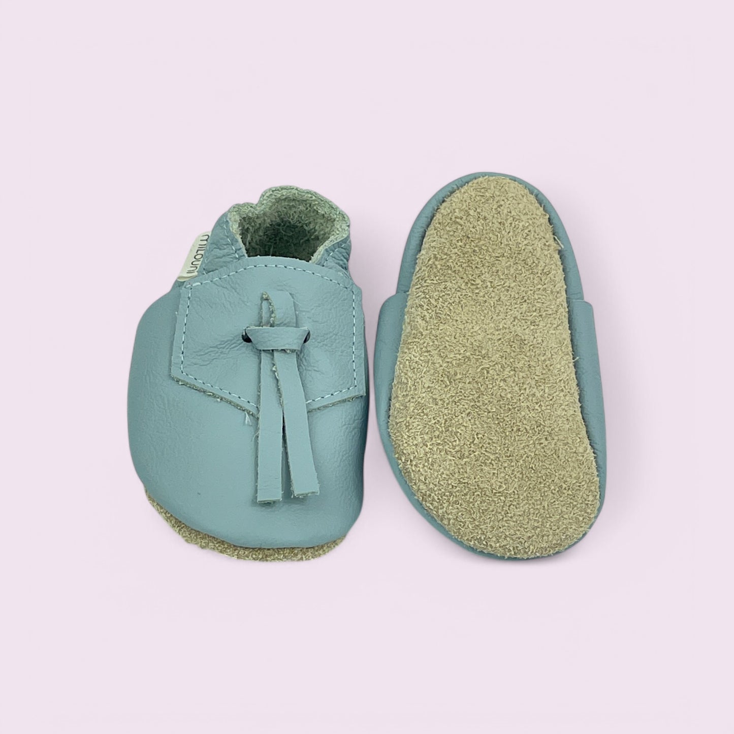 Baby Krabbelschuhe aus Leder
