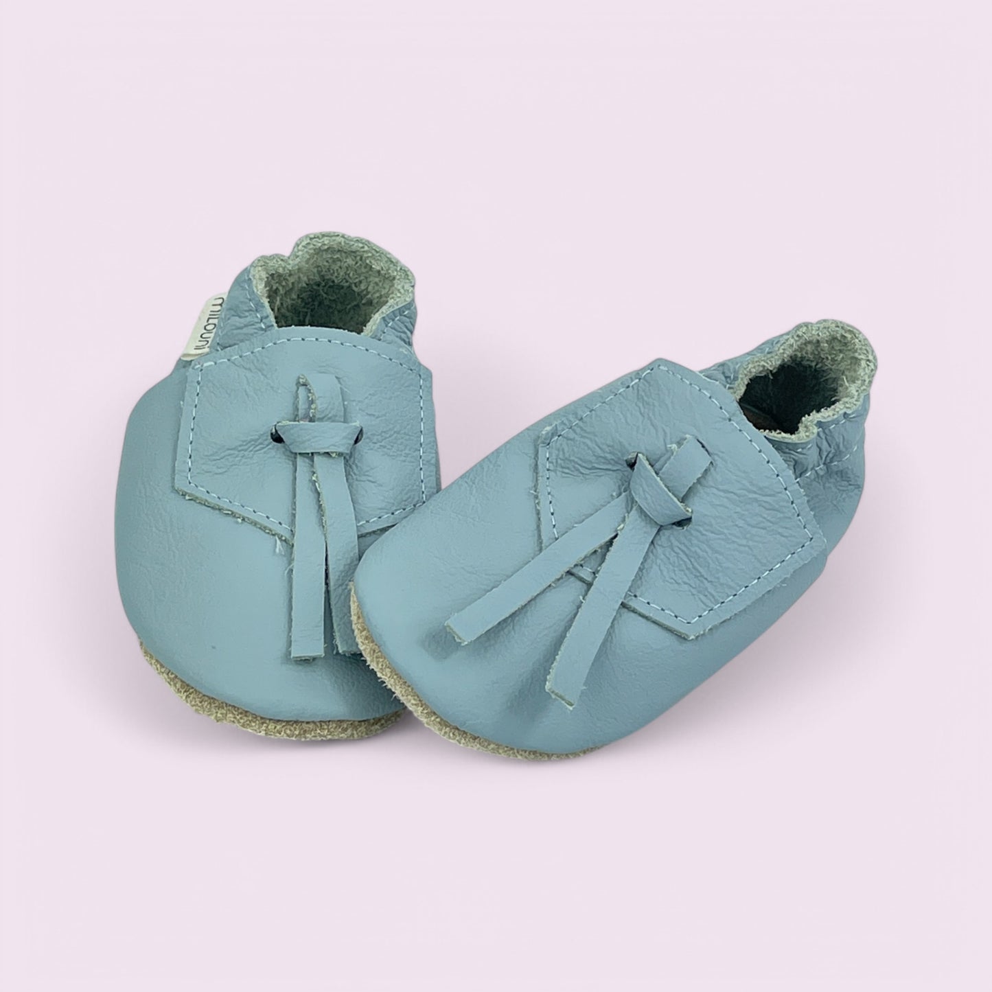 Baby Krabbelschuhe aus Leder