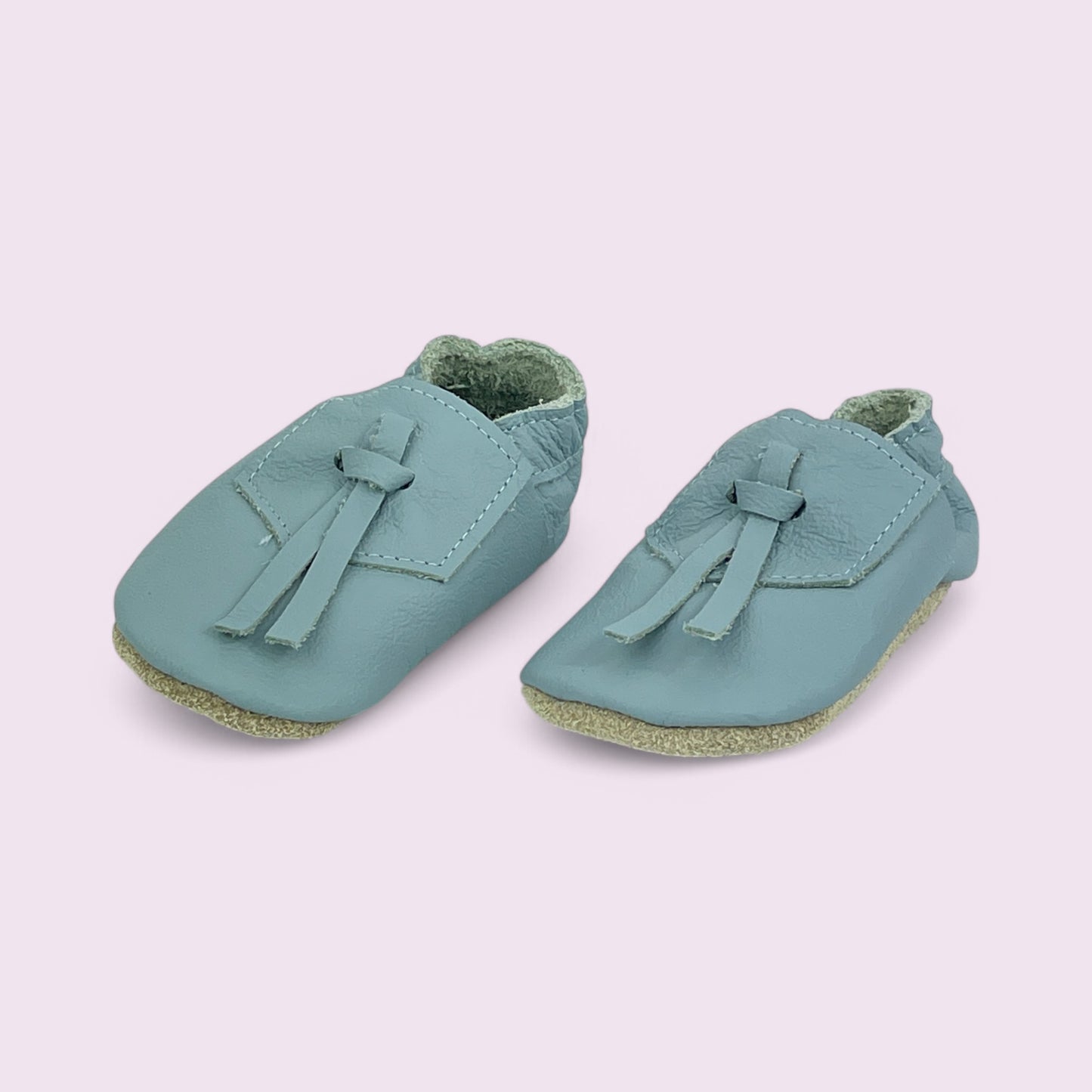 Baby Krabbelschuhe aus Leder