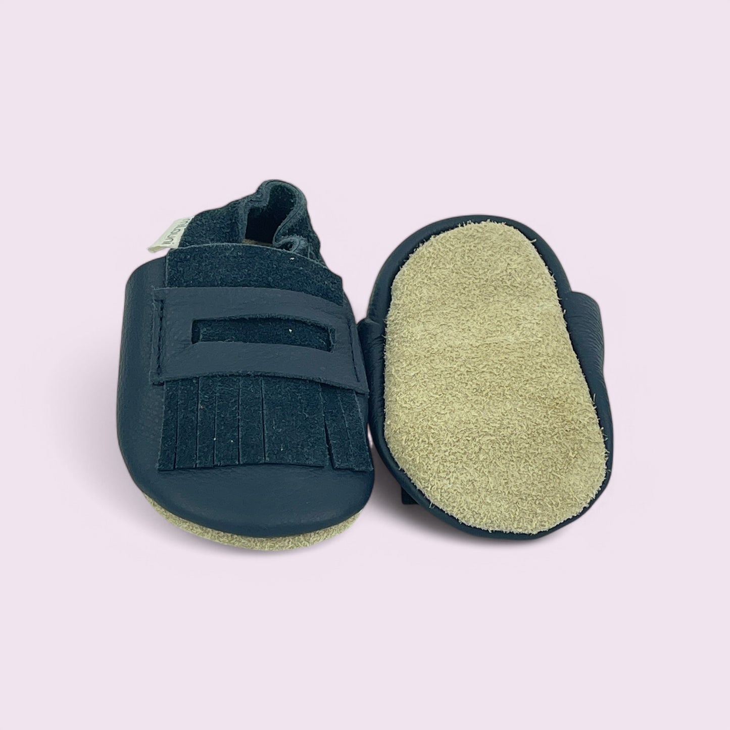 Baby Krabbelschuhe aus Leder