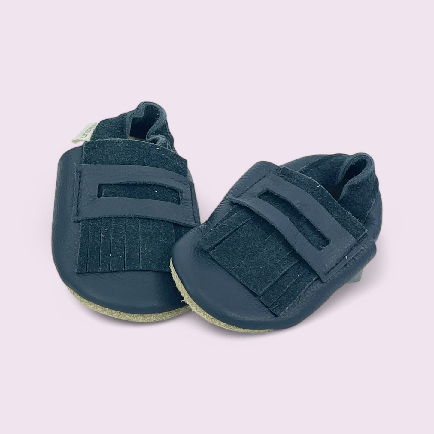 Baby Krabbelschuhe aus Leder