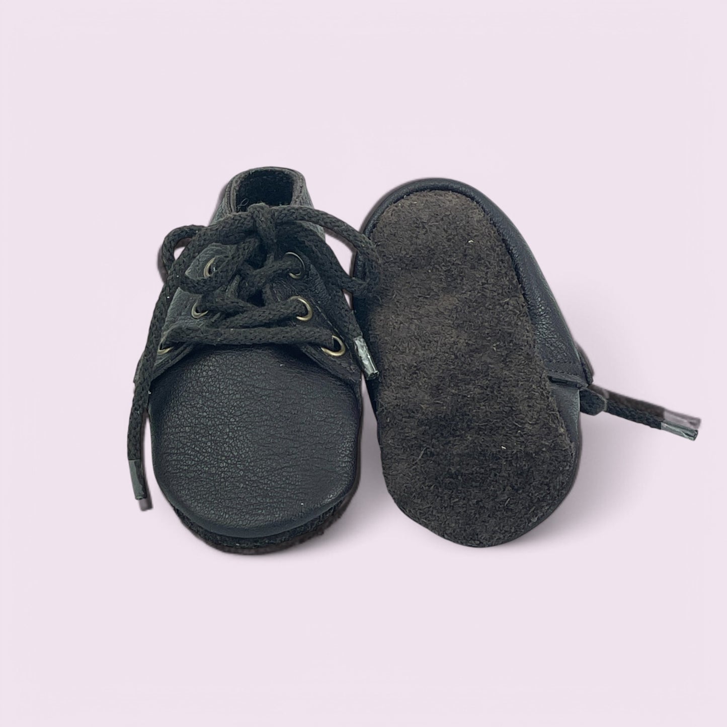 Baby Krabbelschuhe aus Leder
