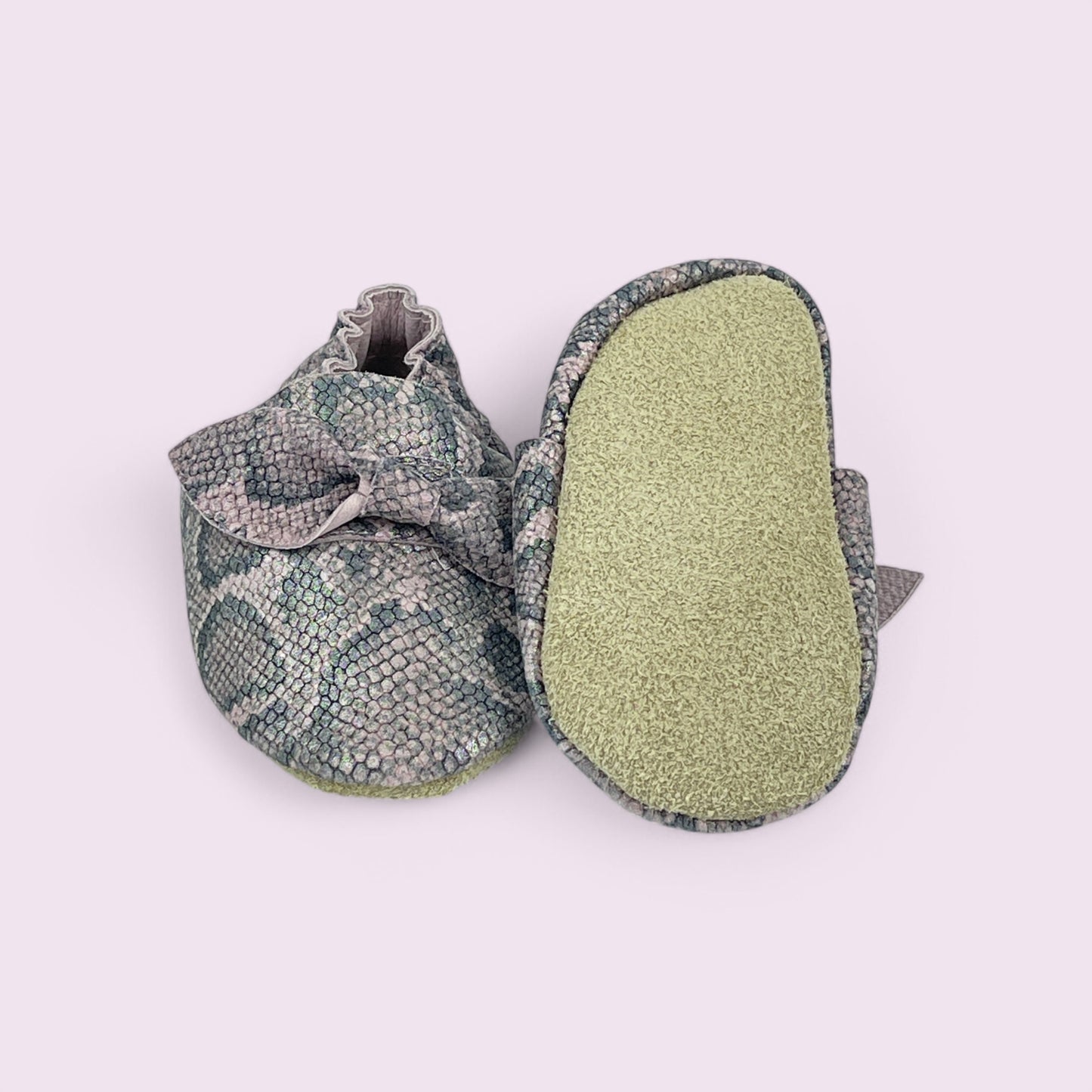 Baby Krabbelschuhe aus Leder