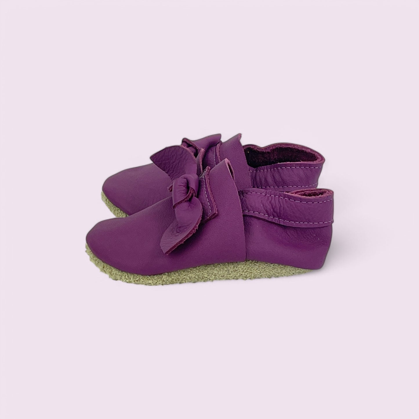 Baby Krabbelschuhe aus Leder