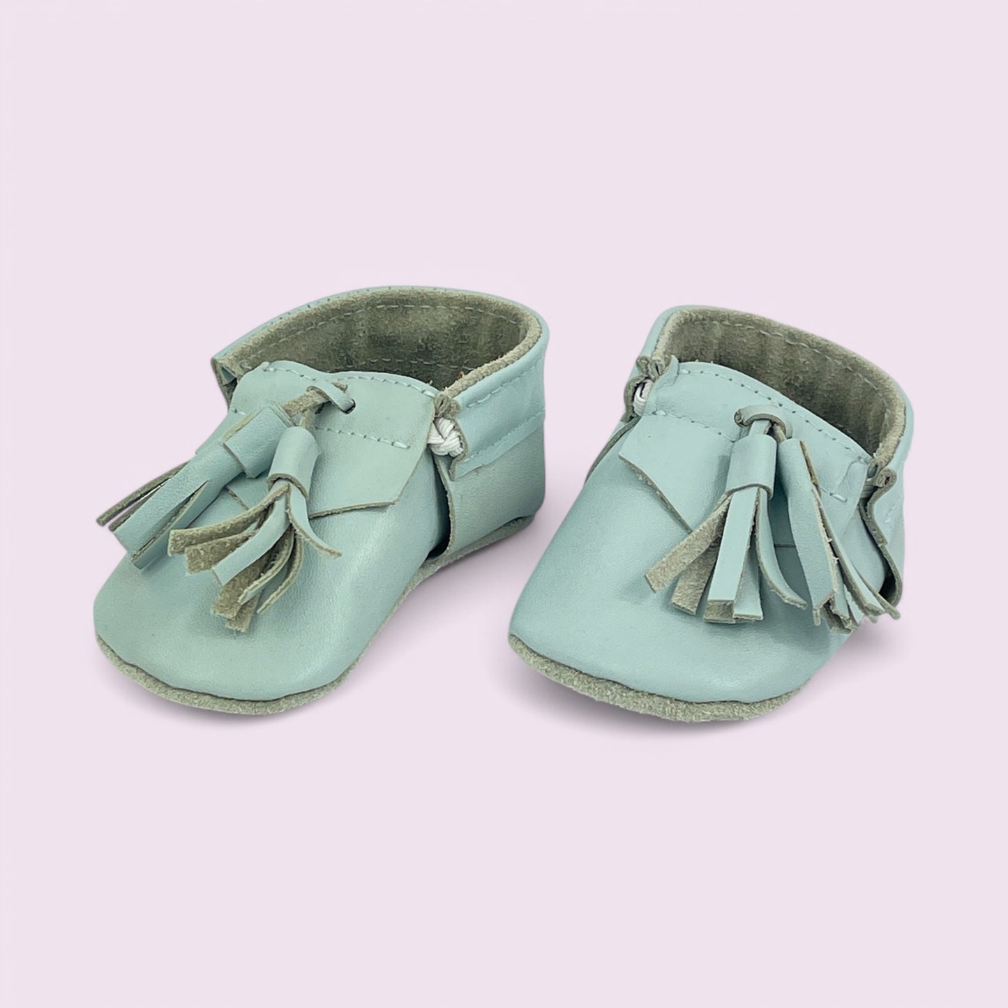 Baby Krabbelschuhe aus Leder