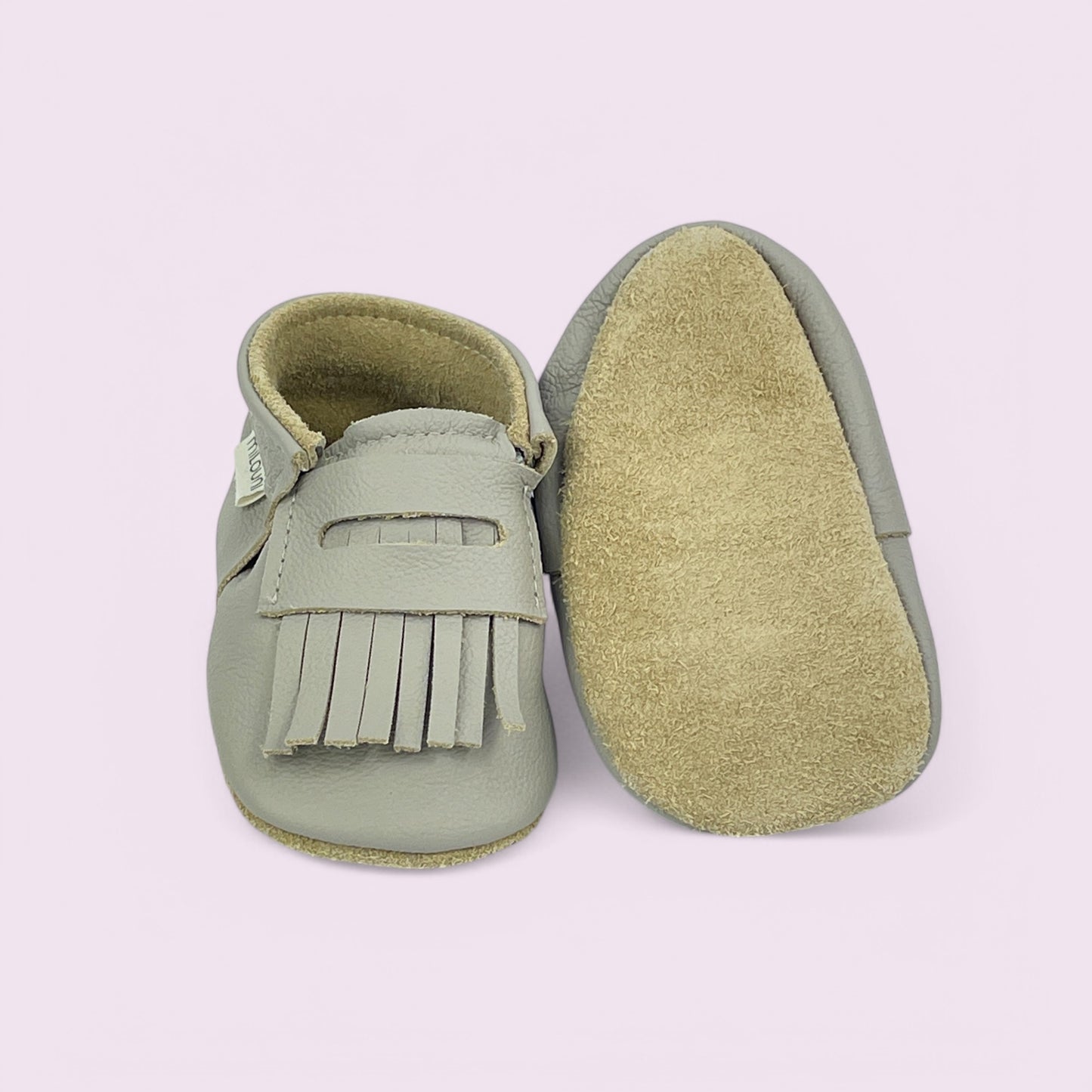 Baby Krabbelschuhe aus Leder