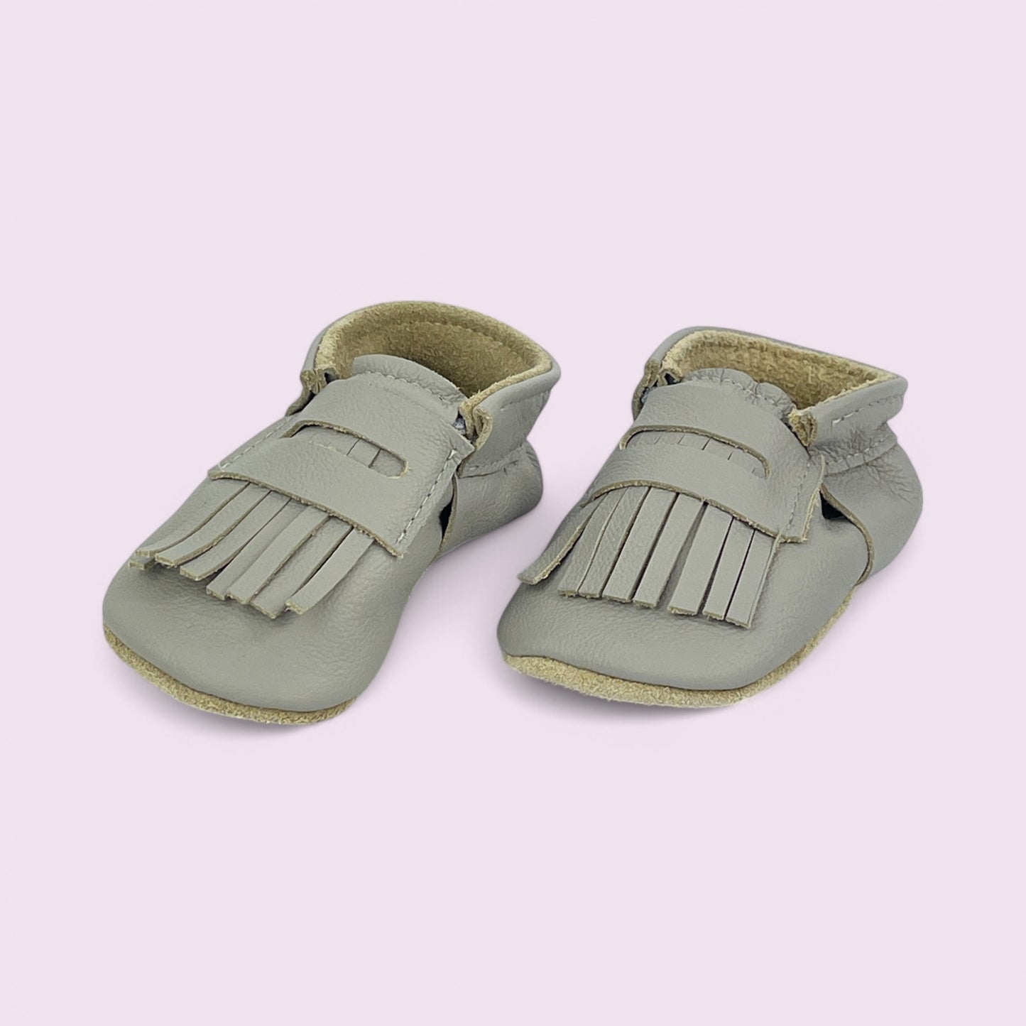 Baby Krabbelschuhe aus Leder
