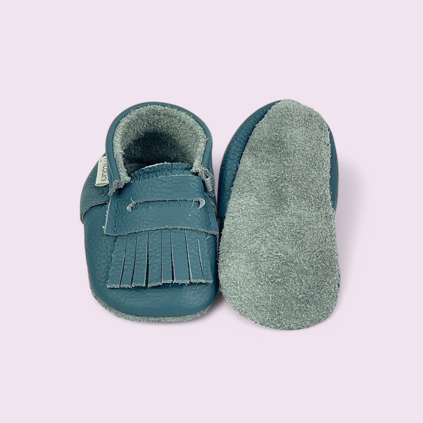 Baby Krabbelschuhe aus Leder