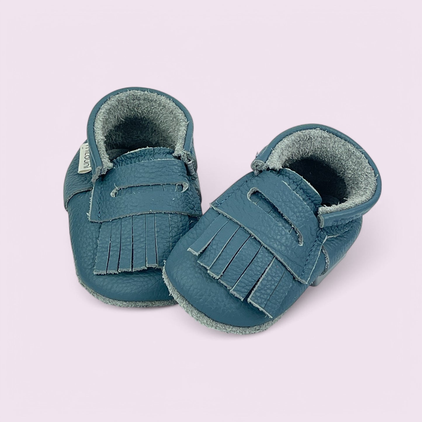 Baby Krabbelschuhe aus Leder