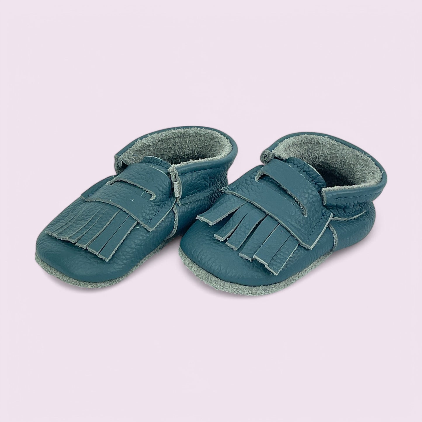 Baby Krabbelschuhe aus Leder