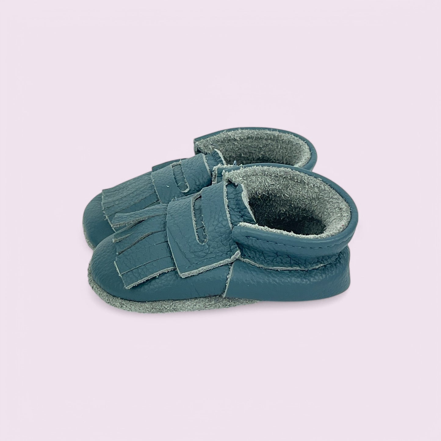 Baby Krabbelschuhe aus Leder