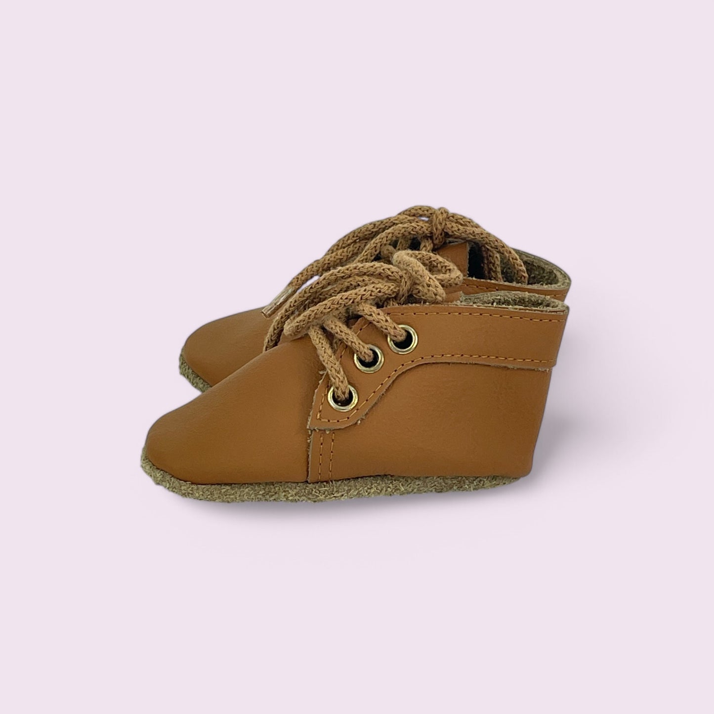 Krabbelschuhe Baby aus Leder