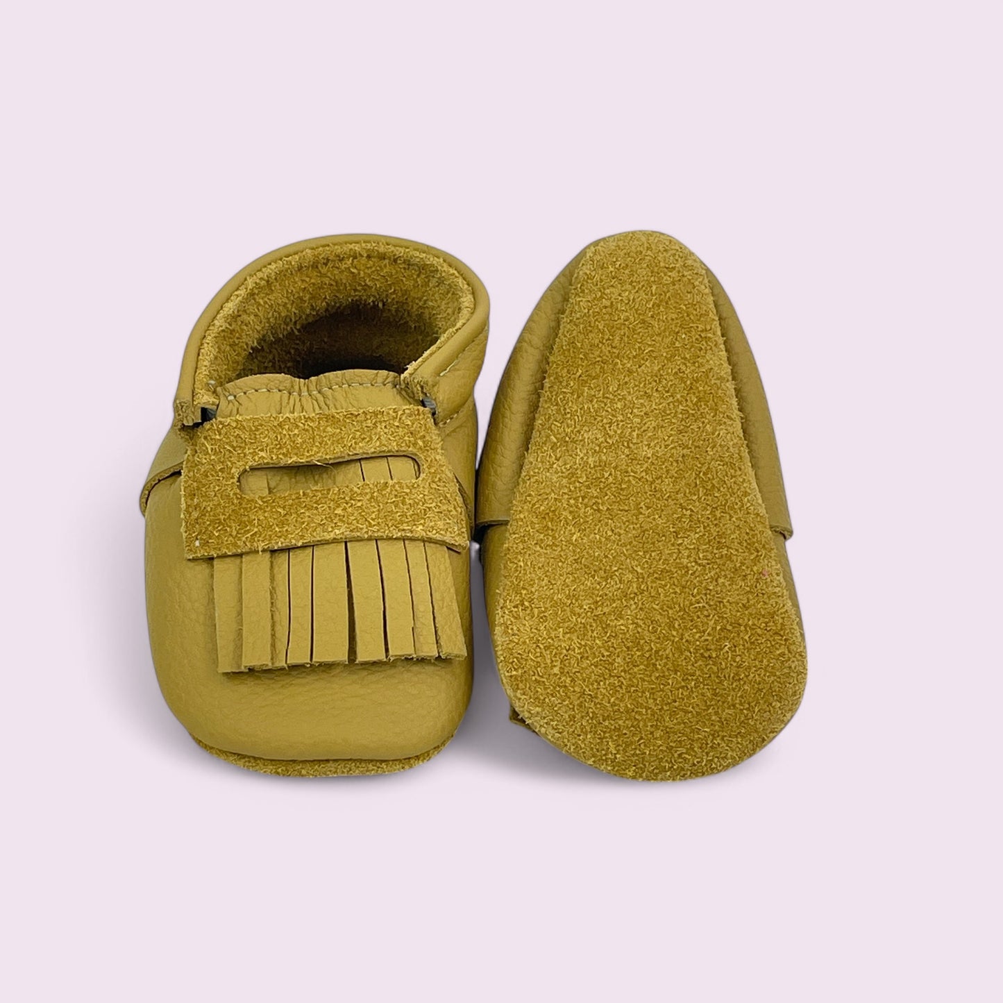 Baby Krabbelschuhe aus Leder
