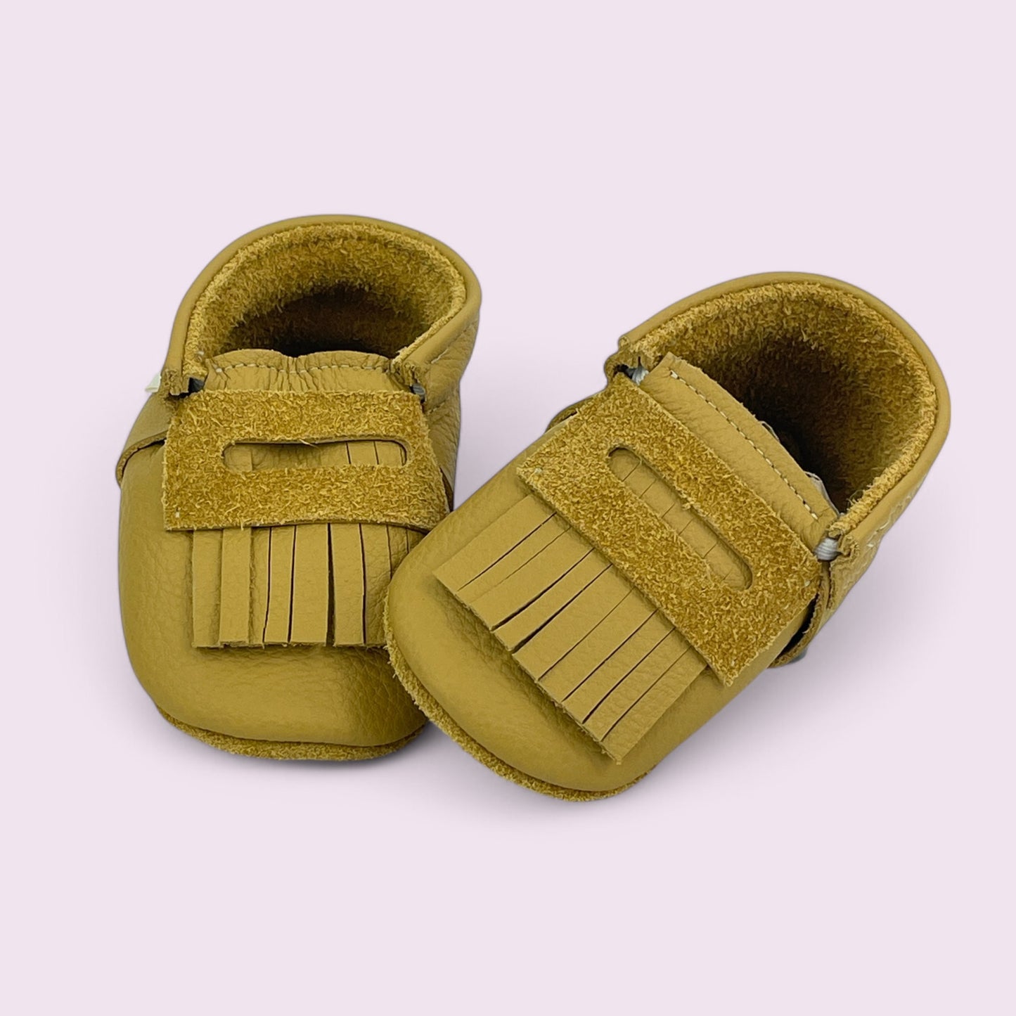 Baby Krabbelschuhe aus Leder