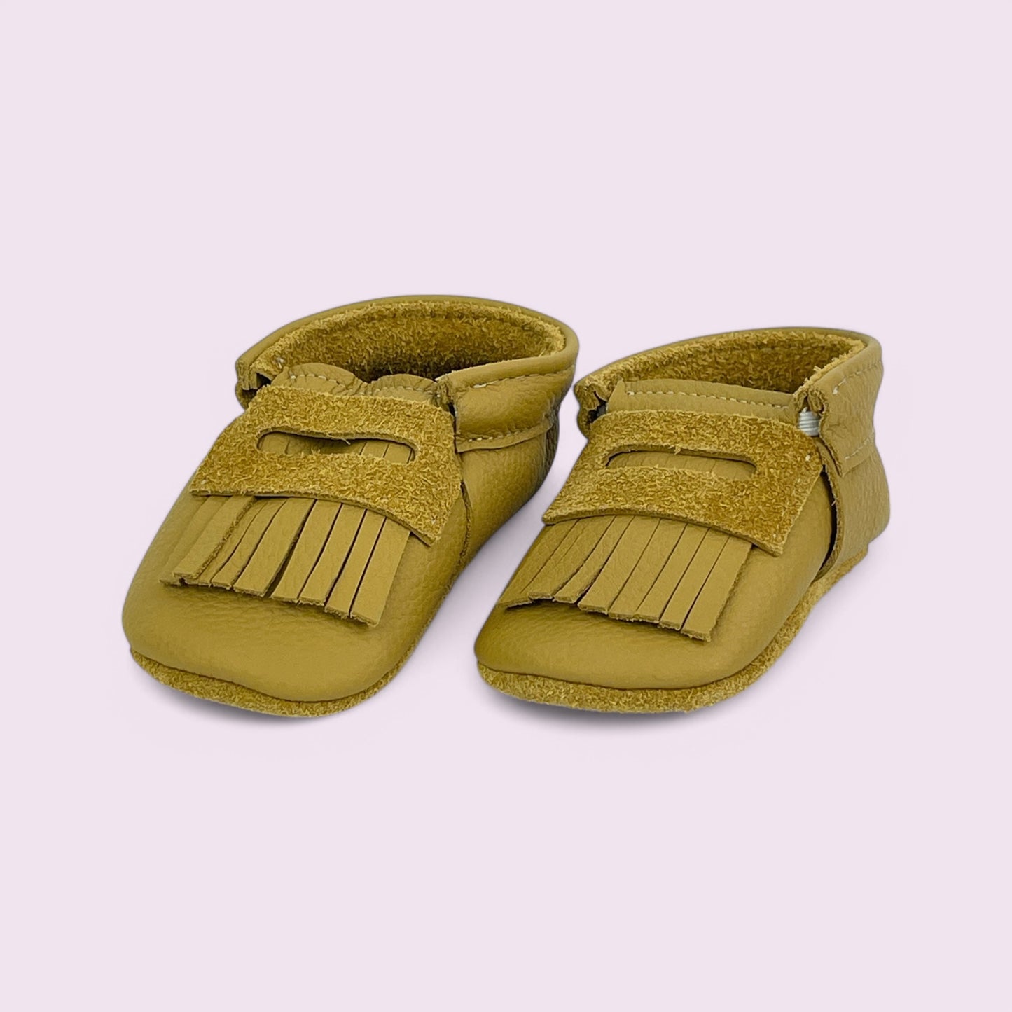 Baby Krabbelschuhe aus Leder