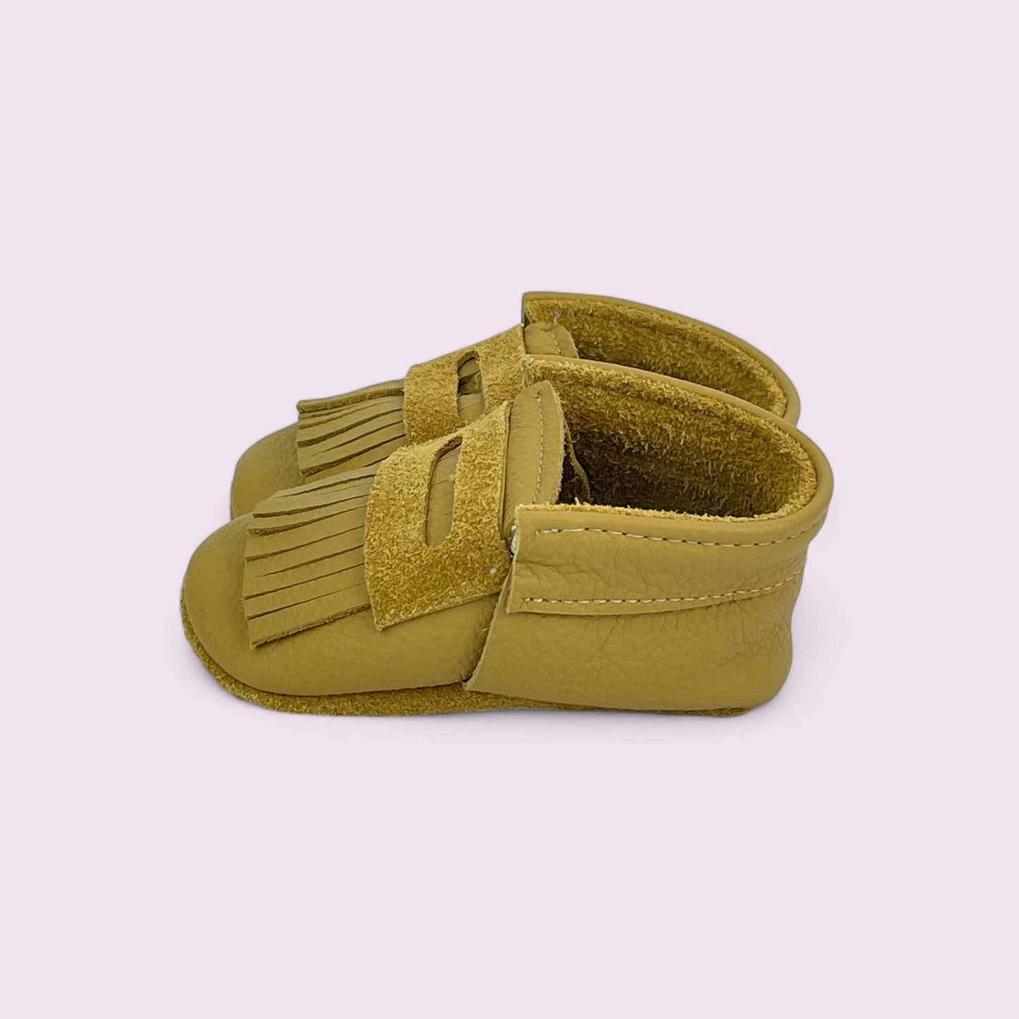 Baby Krabbelschuhe aus Leder