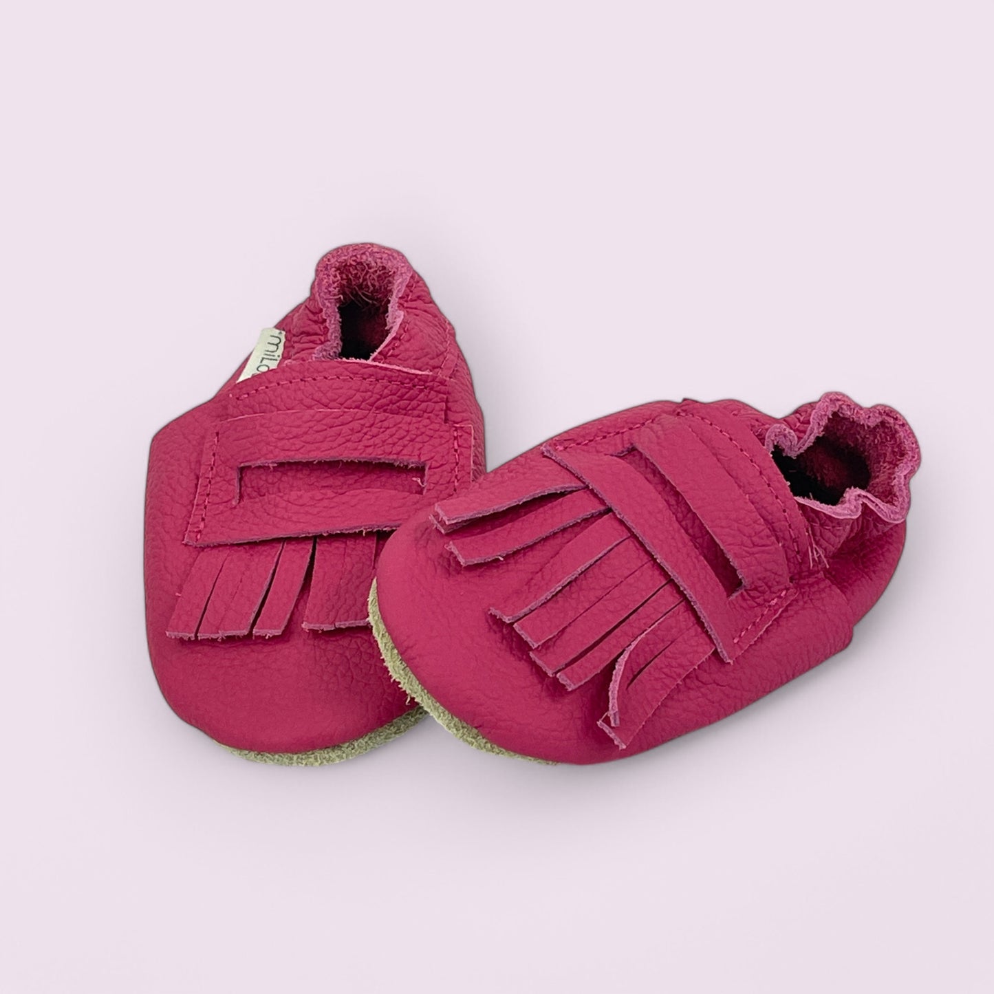 Baby Krabbelschuhe aus Leder