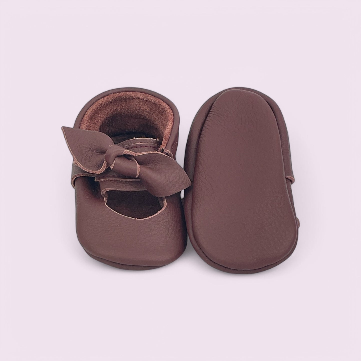 Baby Krabbelschuhe aus Leder