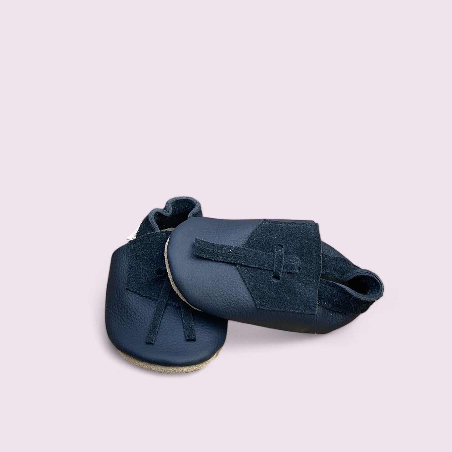 Baby Krabbelschuhe aus Leder