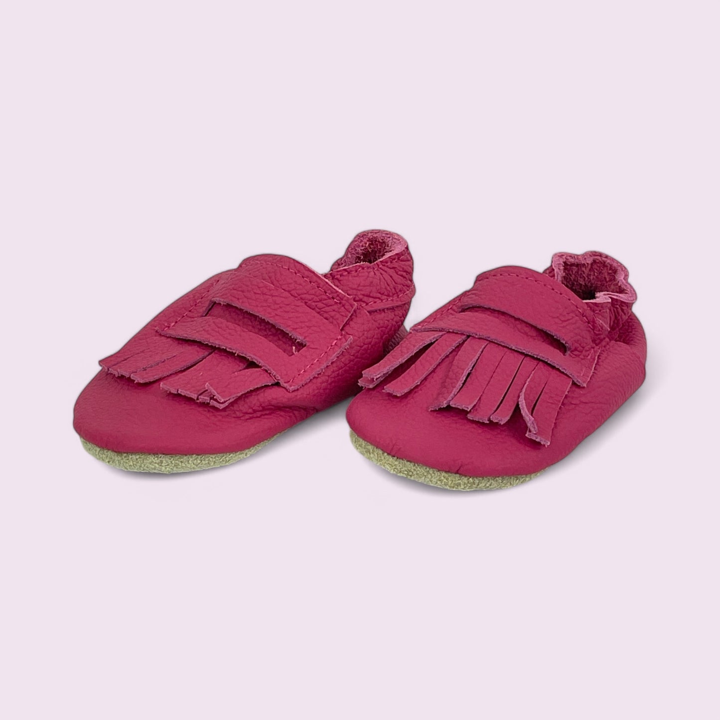 Baby Krabbelschuhe aus Leder