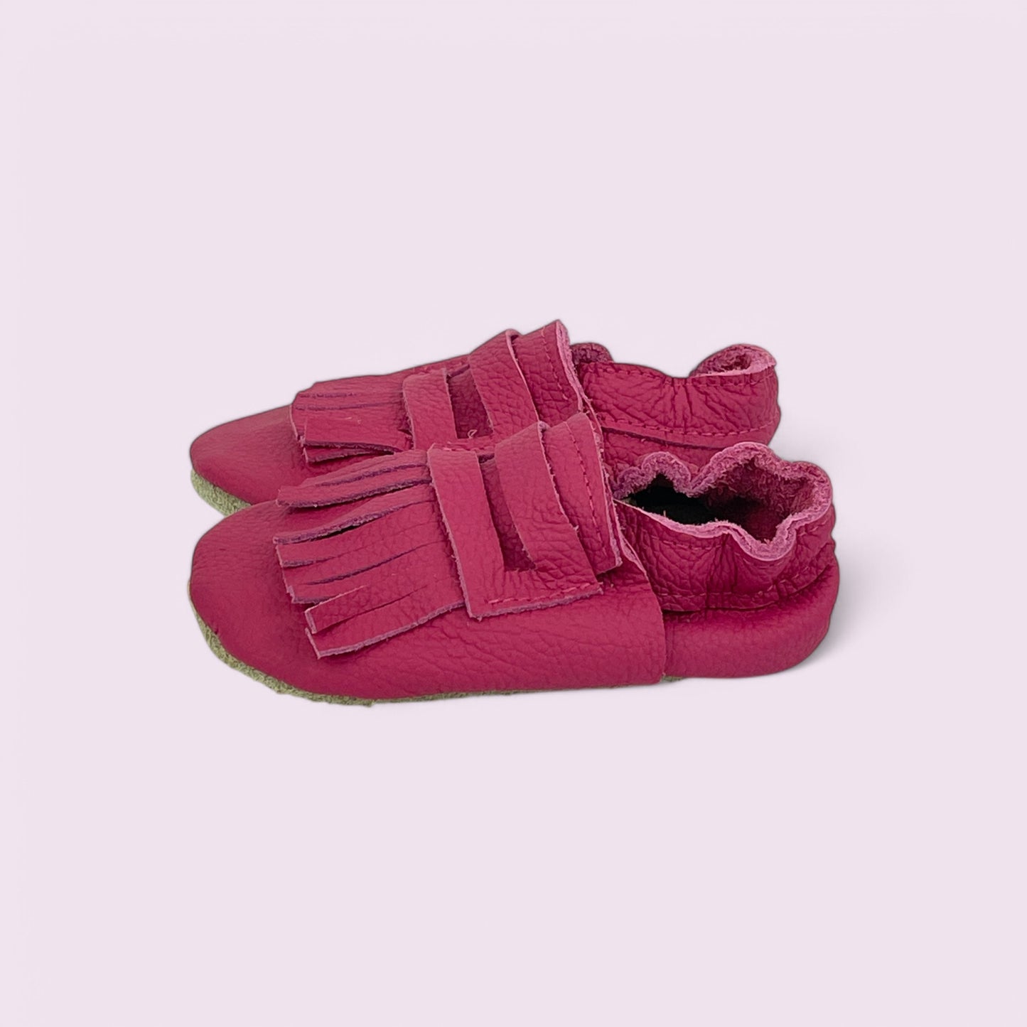 Baby Krabbelschuhe aus Leder