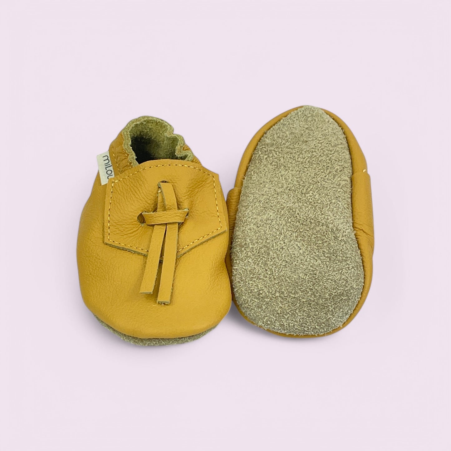Baby Krabbelschuhe aus Leder
