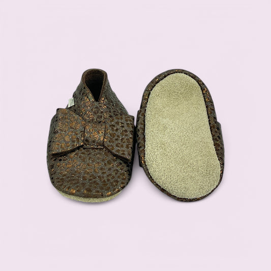 Baby Krabbelschuhe aus Leder