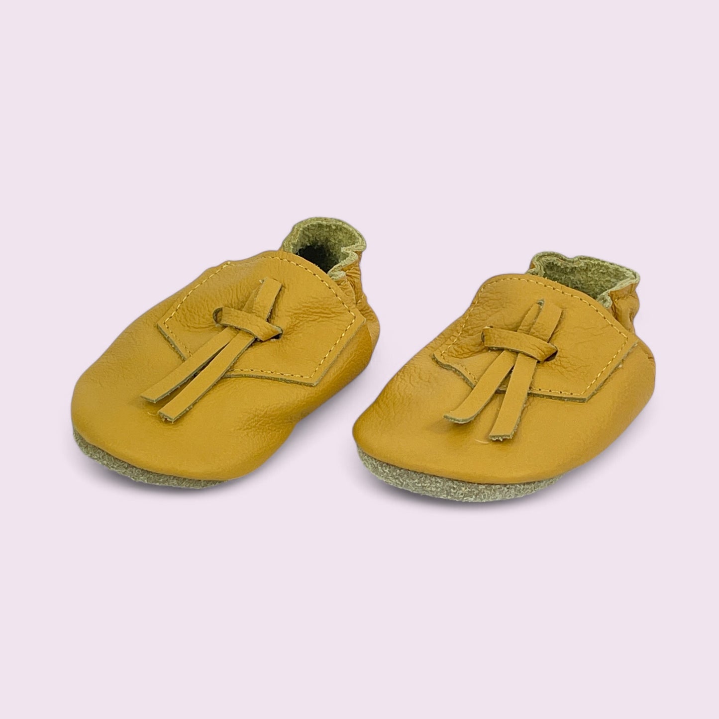 Baby Krabbelschuhe aus Leder