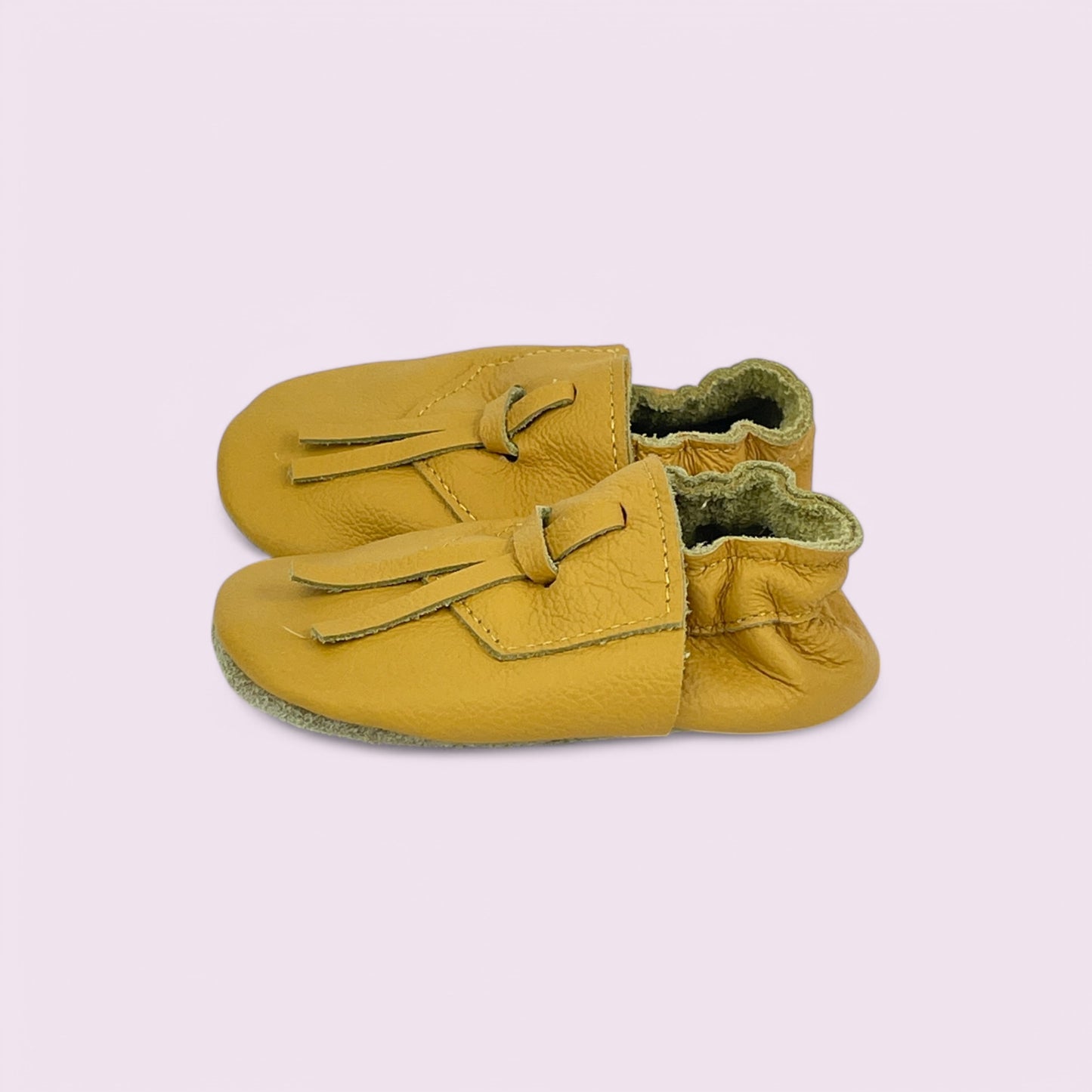 Baby Krabbelschuhe aus Leder