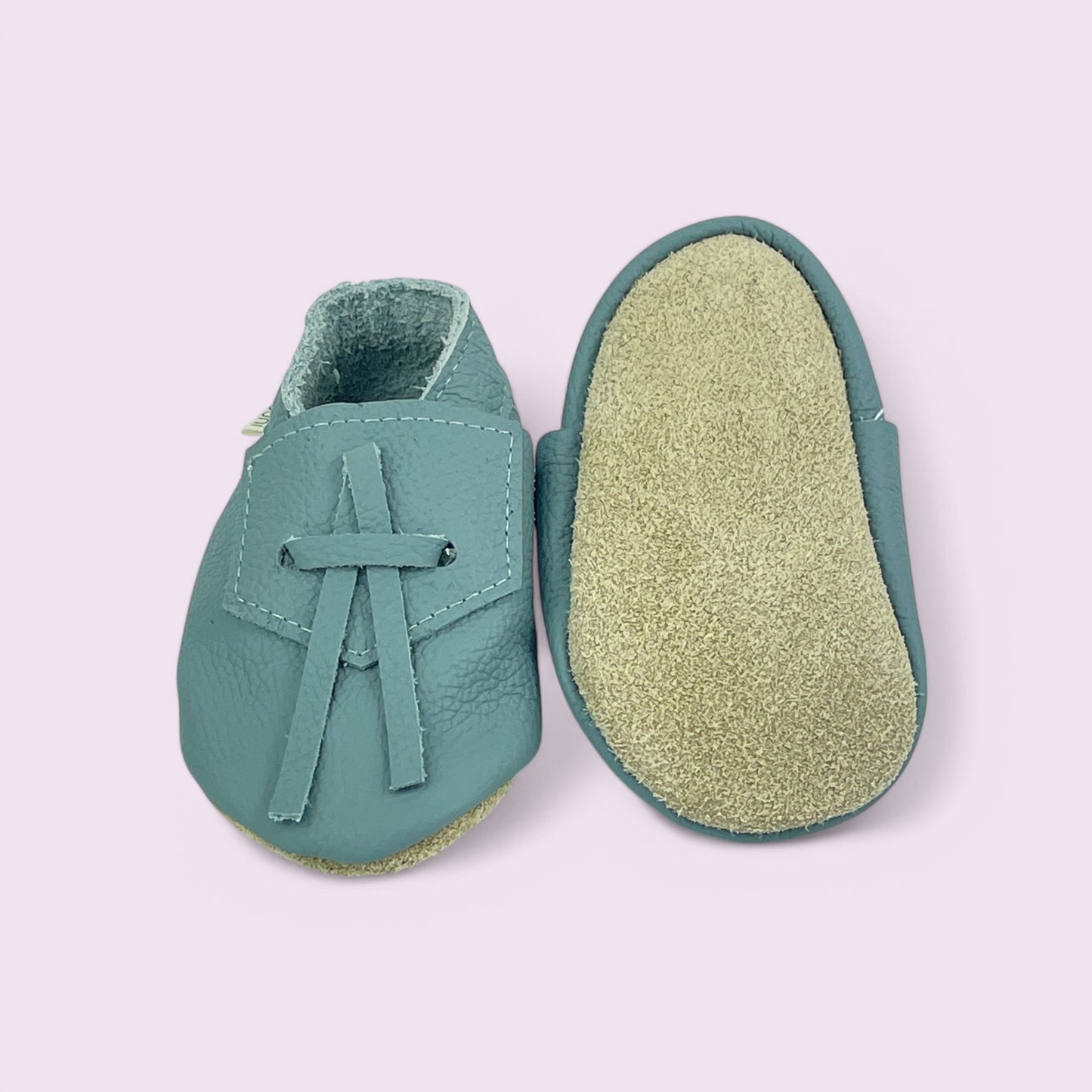 Baby Krabbelschuhe aus Leder