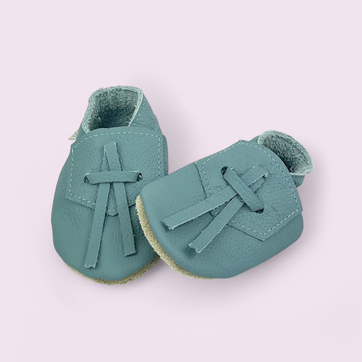 Baby Krabbelschuhe aus Leder