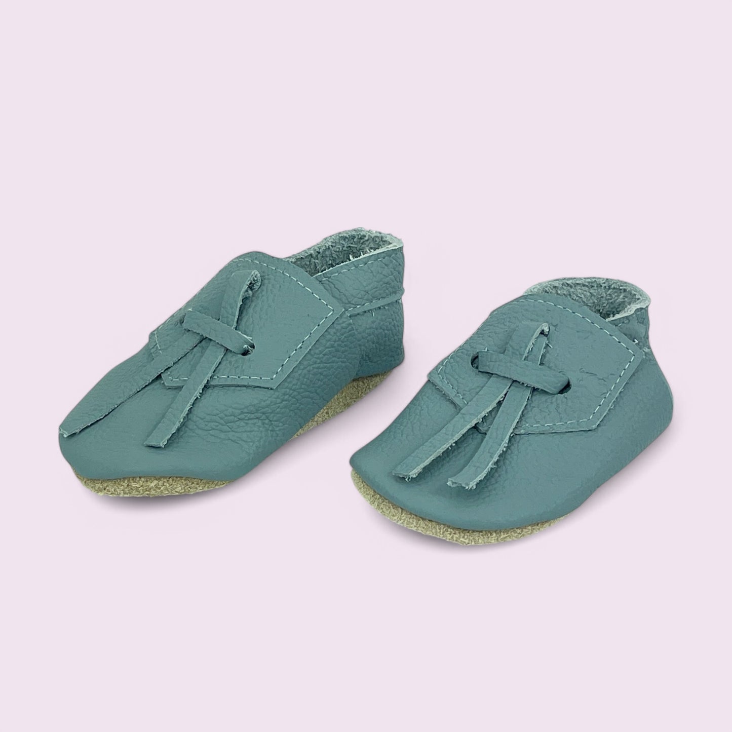 Baby Krabbelschuhe aus Leder