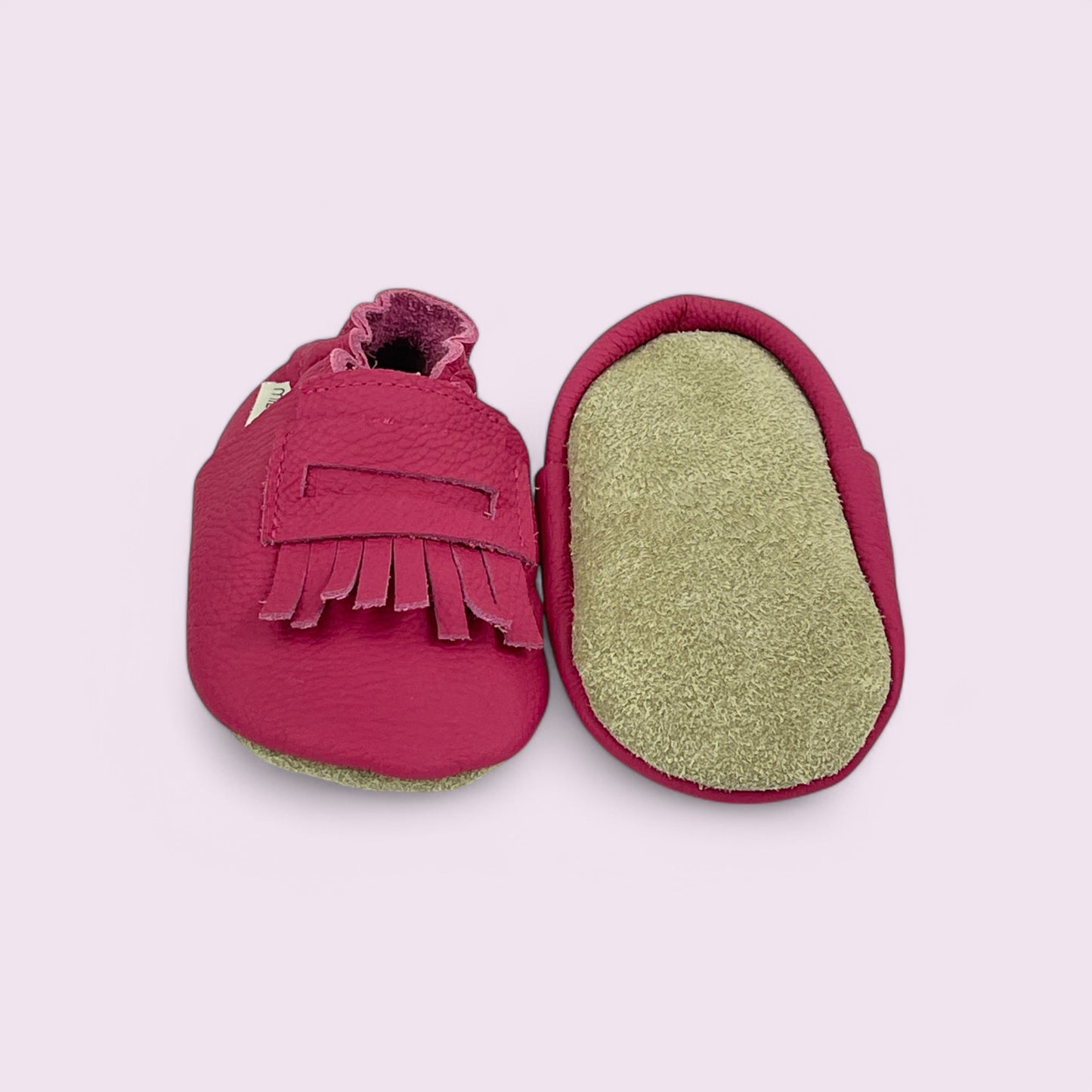 Krabbelschuhe Baby - Mokassins / Pink - 18/19