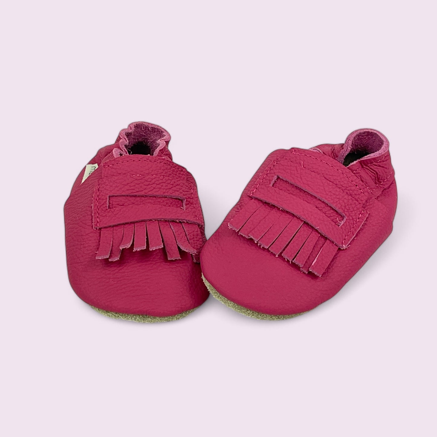 Krabbelschuhe Baby - Mokassins / Pink - 18/19