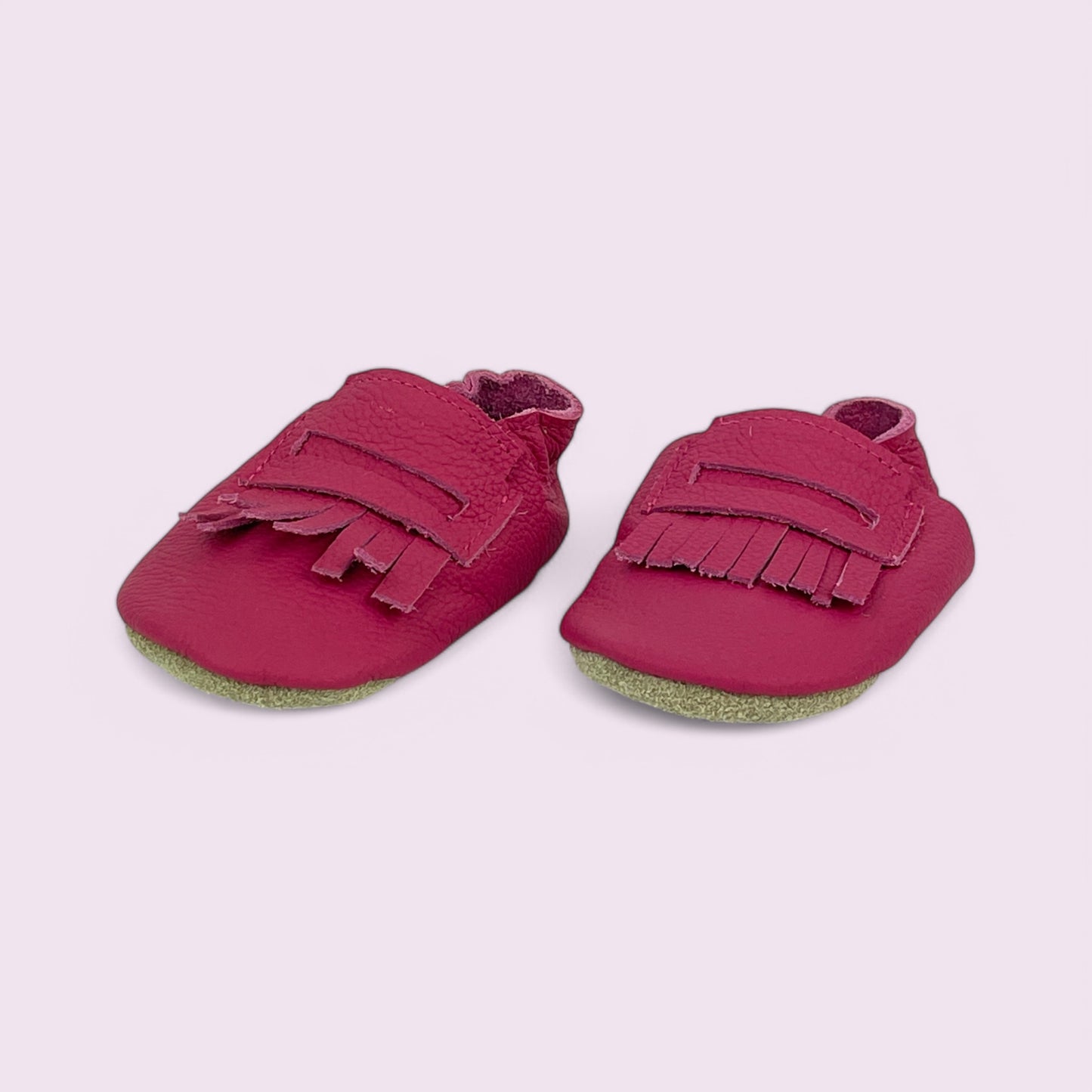 Krabbelschuhe Baby - Mokassins / Pink - 18/19