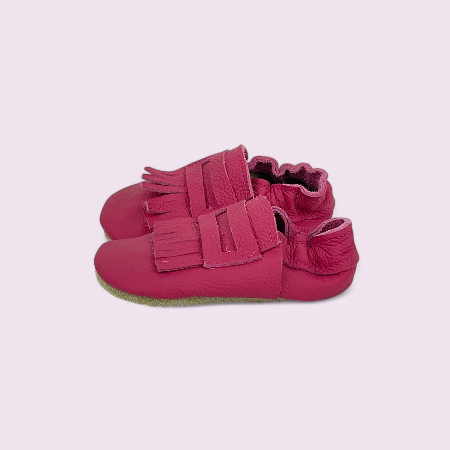 Krabbelschuhe Baby - Mokassins / Pink - 18/19