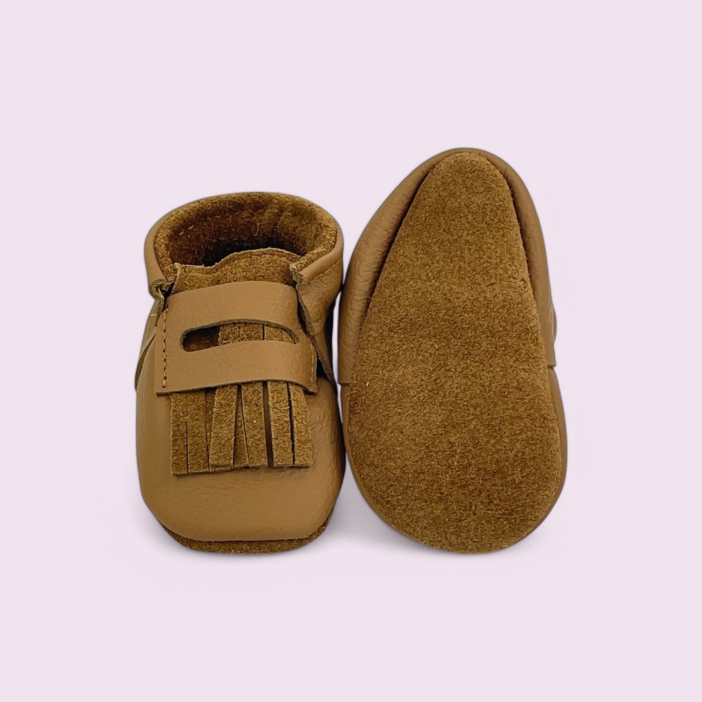 Baby Krabbelschuhe aus Leder