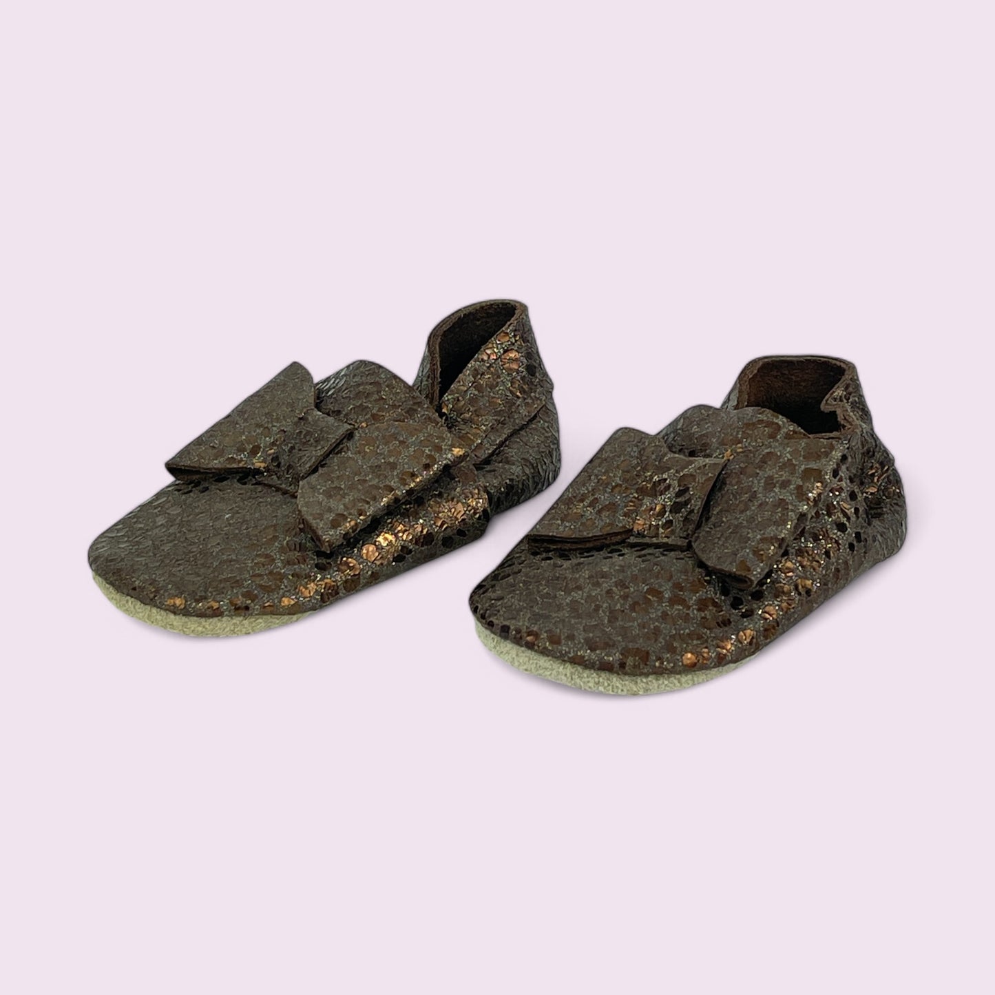 Baby Krabbelschuhe aus Leder