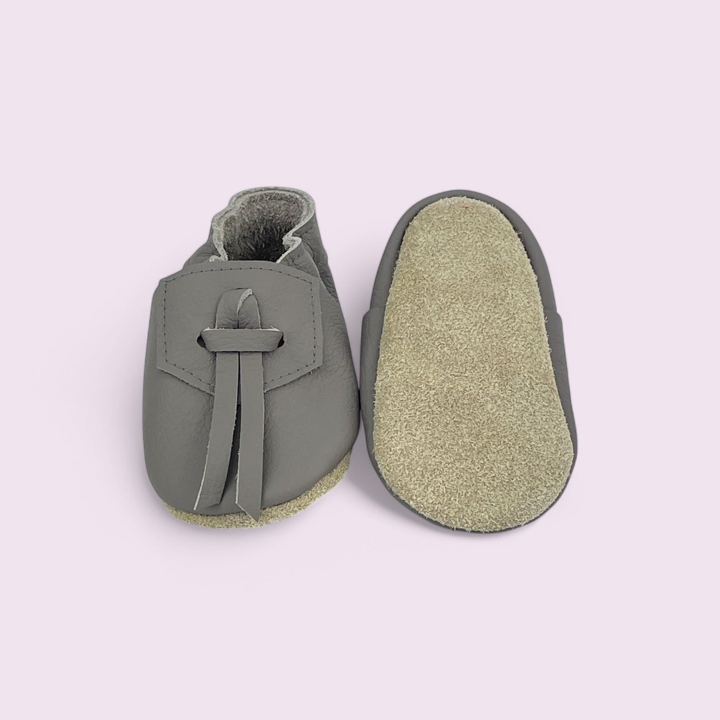 Baby Krabbelschuhe aus Leder