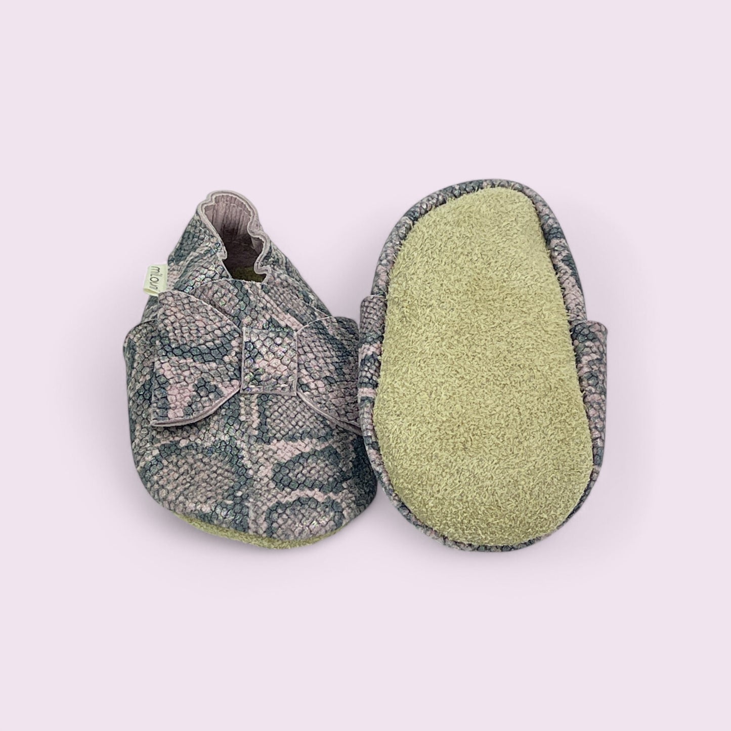 Baby Krabbelschuhe aus Leder