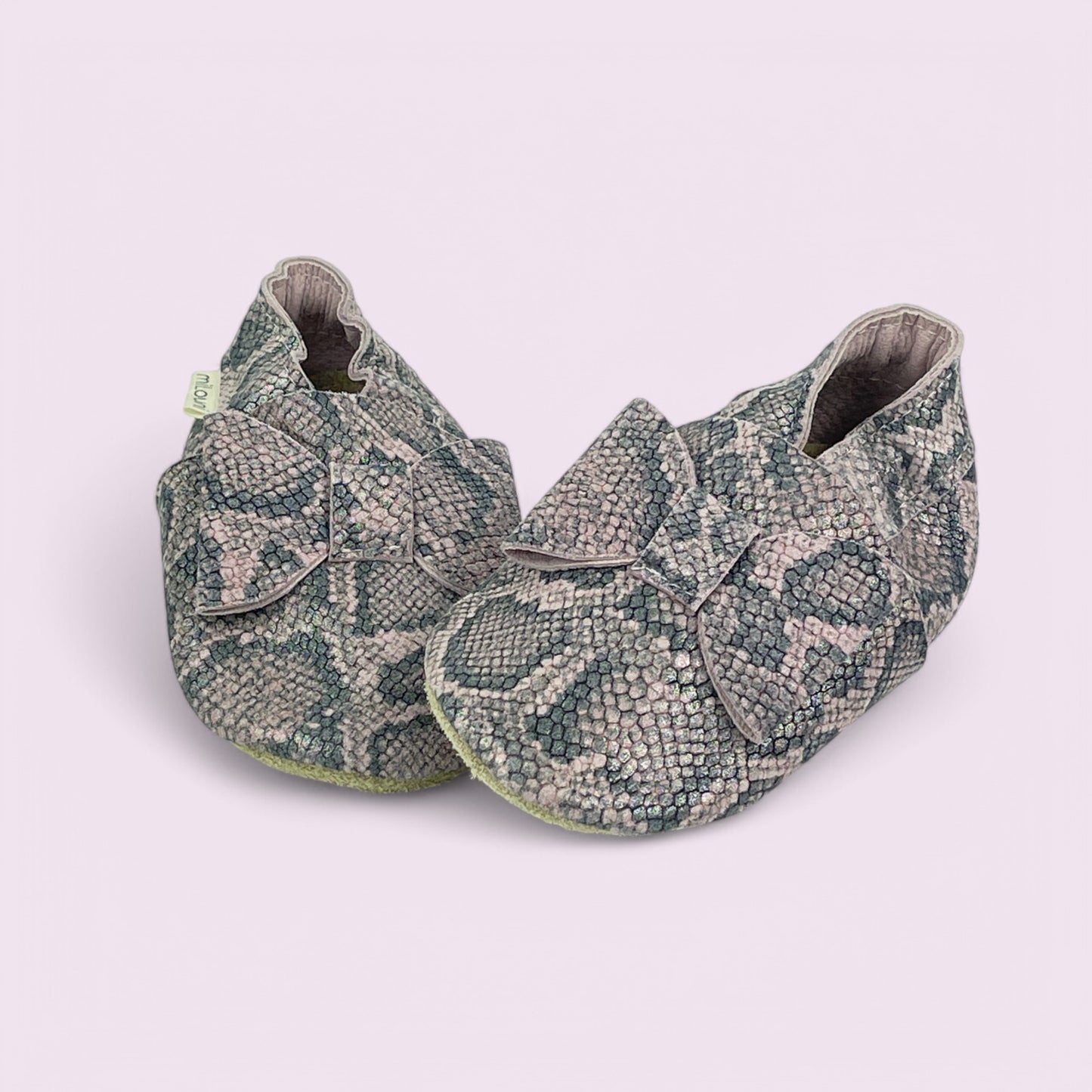 Baby Krabbelschuhe aus Leder