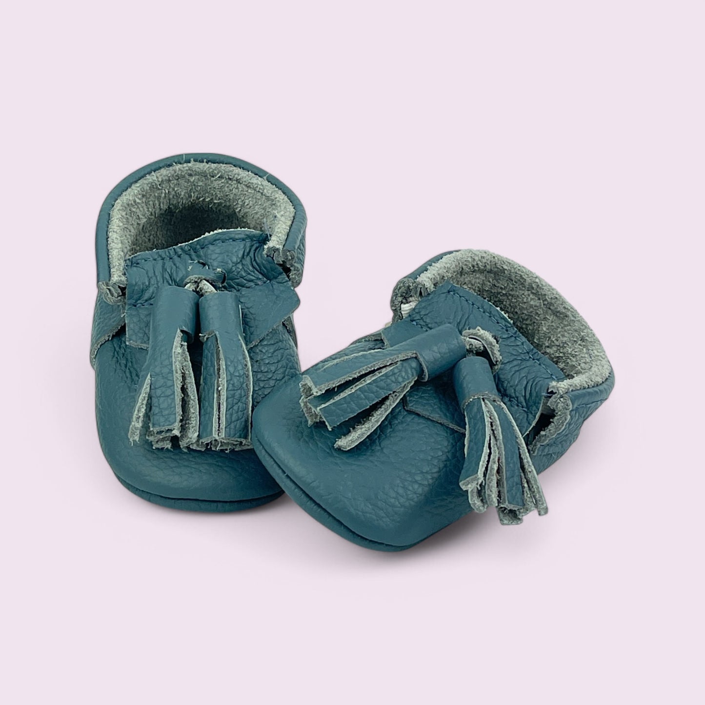 Baby Krabbelschuhe aus Leder