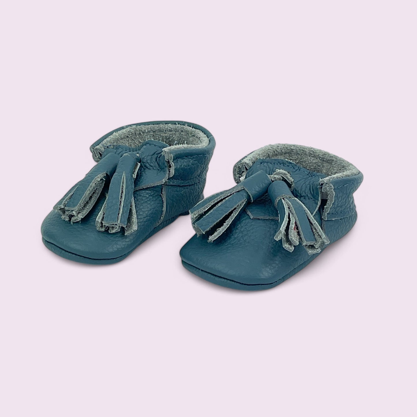 Baby Krabbelschuhe aus Leder