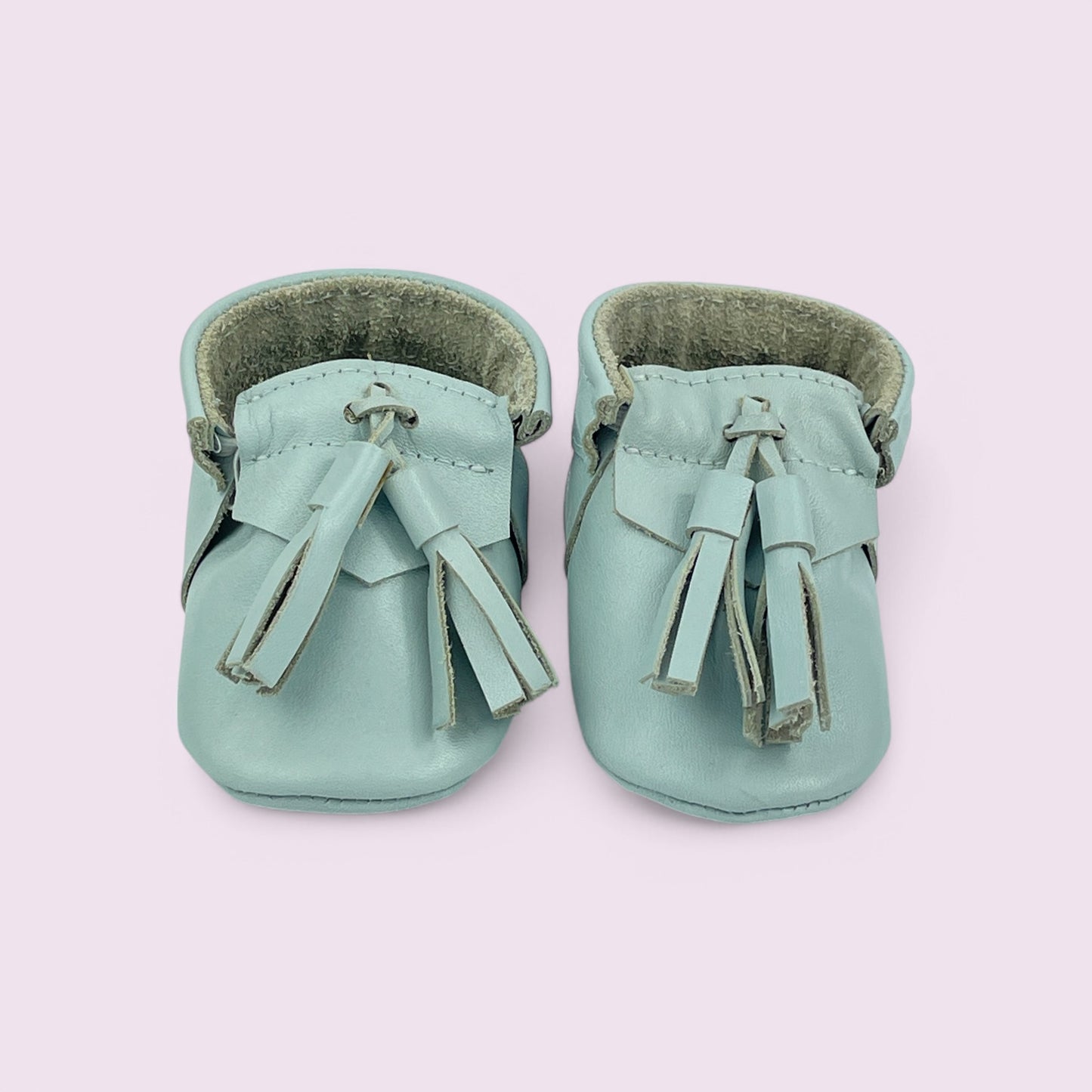 Baby Krabbelschuhe aus Leder