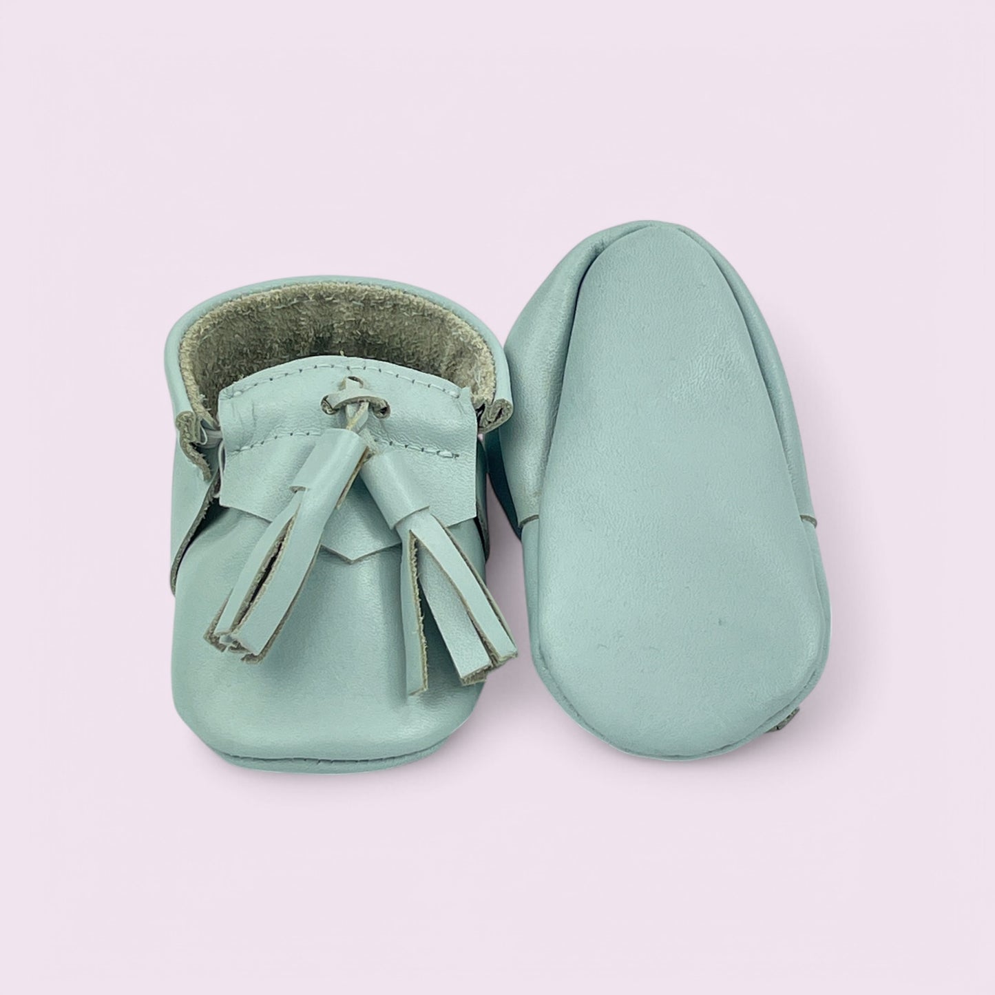 Baby Krabbelschuhe aus Leder