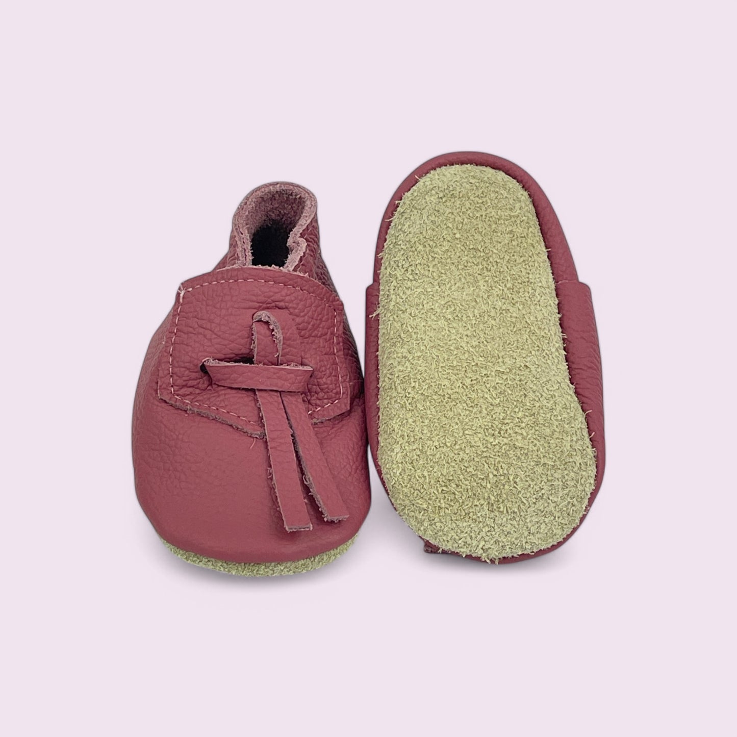 Baby Krabbelschuhe aus Leder