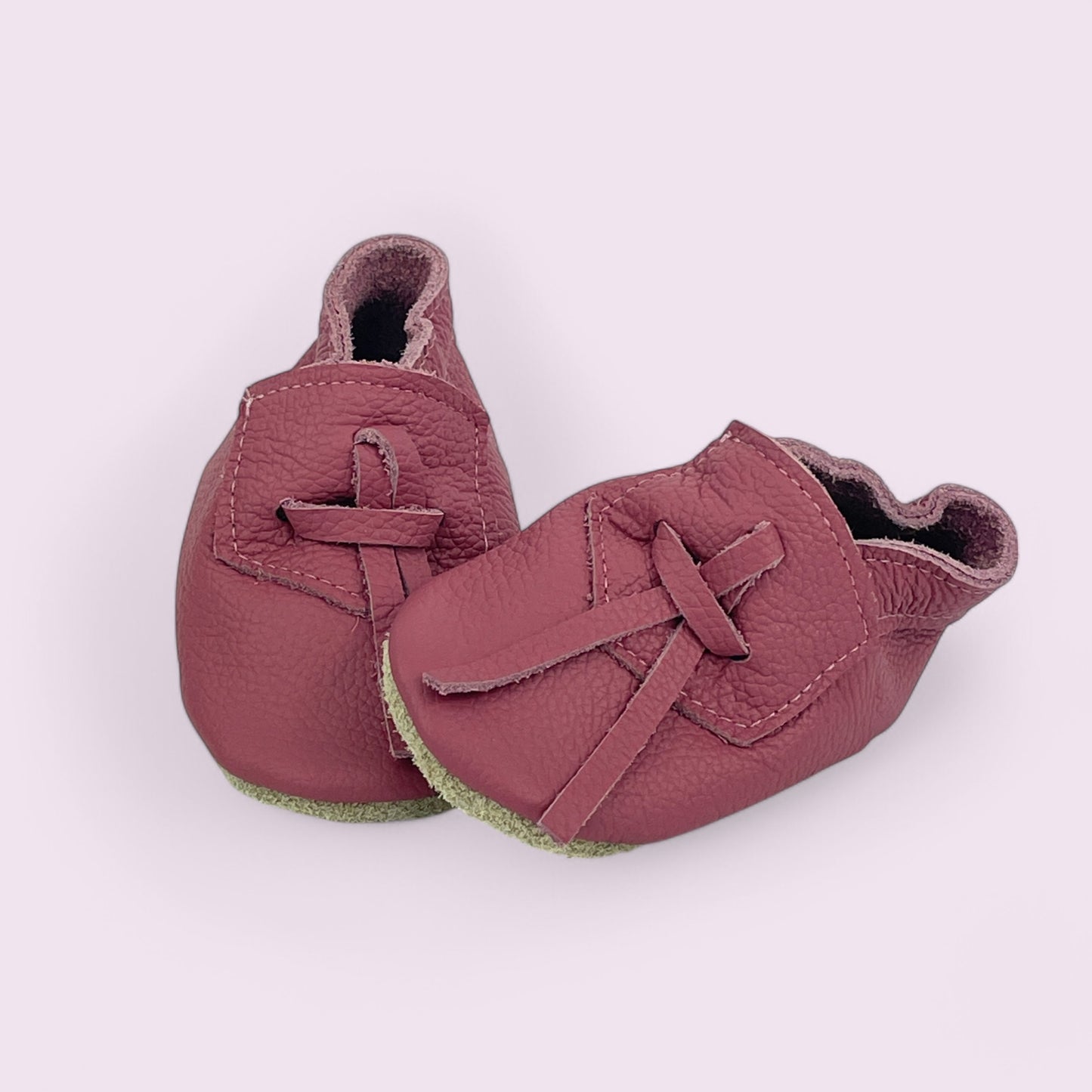 Baby Krabbelschuhe aus Leder