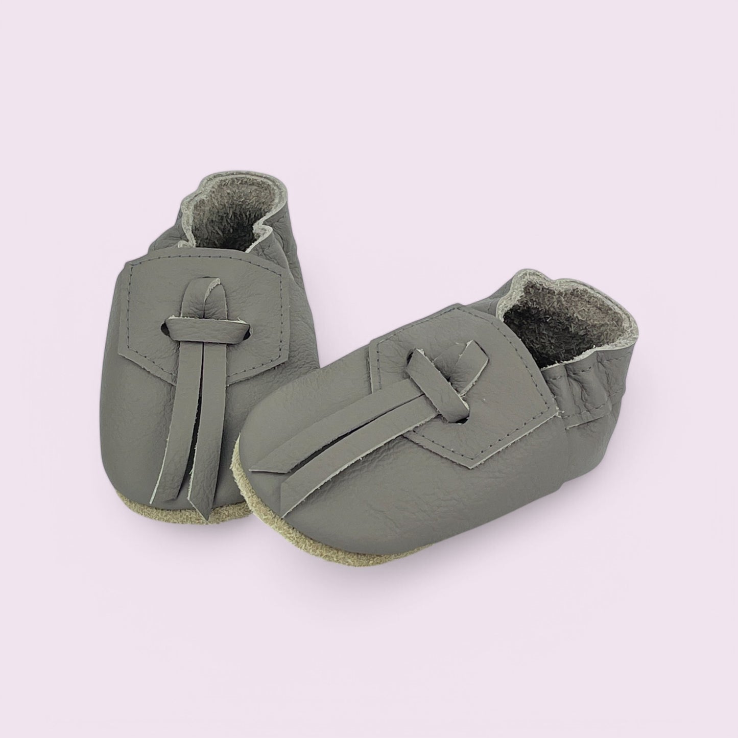 Baby Krabbelschuhe aus Leder