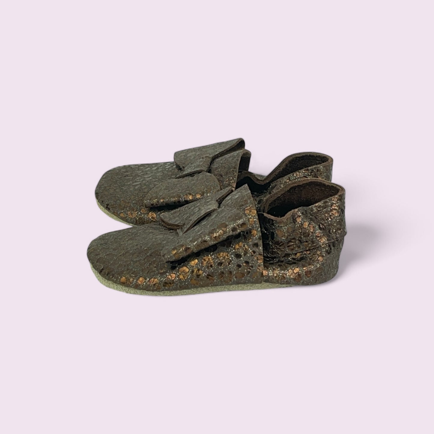 Baby Krabbelschuhe aus Leder