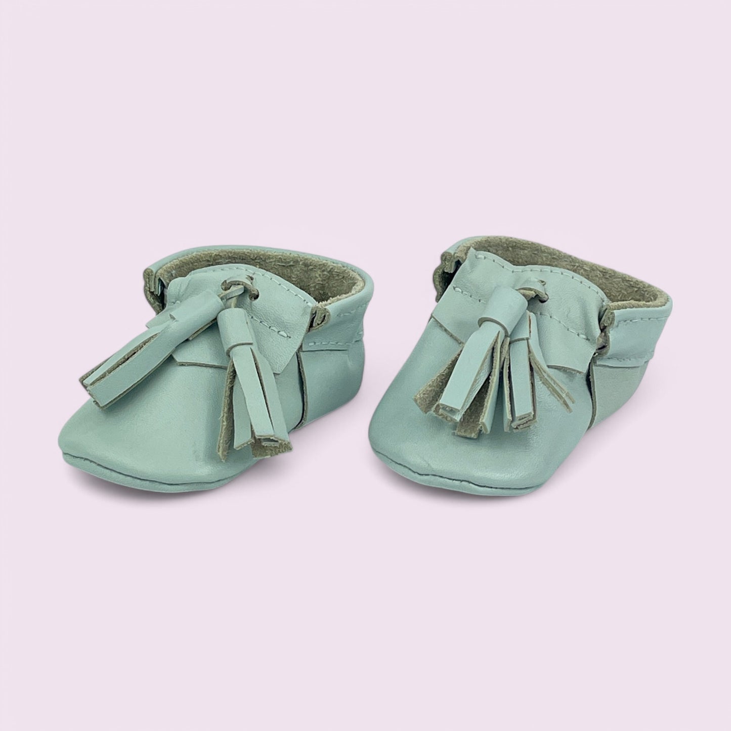 Baby Krabbelschuhe aus Leder